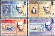 Falklands 2004 Rowland Hill/ Penguins/ Seals/ Ship/ Navy/ S-on-S/ Nature/ Birds/ Animals 4v set (n44929)