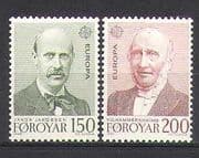 Faroes 1980 Europa / People / Language 2v set (n23883)