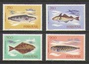 Faroes 1983 Fish / Boats / Fishing 4v set (n20584)
