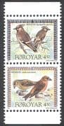 Faroes 1996 / Birds / Nature / Wildlife / Waxwing/ Crossbill 2v set bklt pr b282b