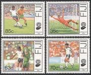 Fiji 1990 Football / WC / World Cup / Italia 90 / Sports / Games / Soccer 4v set (n40433)