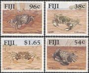 Fiji 1991 Mangrove Crabs/ Marine/ Animals/ Nature/ Wildlife 4v set (n21969)