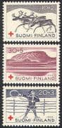 Finland 1960 Red Cross Fund / Reindeer / Health / Welfare / Medical / Animals 3v (n41015)