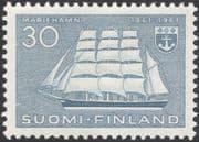 Finland 1961 Mariehamn/ "Pommen"/ Sailing/ Sail/ Boats/ Transport/ Nautical 1v n19580j