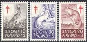 Finland 1962 Medical / Health / Animals / Nature 3v (n30526)