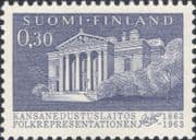 Finland 1963 Parliament/ Politicians/ House of Estates/ Buildings/ Architecture 1v (n43007j)