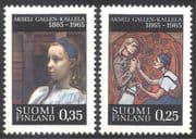 Finland 1965 Akseli Gallen-Kallela/ Artist/ Art/ Paintings/ Artists/ People 2v set (s333p)