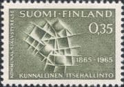 Finland 1965 Communal Self-Government 100th Anniversary/ Politics/ Medal 1v (n43007k)