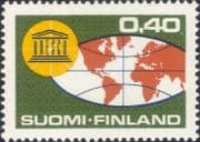 Finland 1966 UNESCO 20th Anniversary/ Buildings/ Conservation/ UN 1v (n43007p)