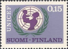 Finland 1966  UNICEF 20th/ Health/ Welfare/ Family/ Children/ UN/ United Nations   1v  (n43007n)