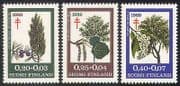 Finland 1969 Fruit / Flowers / Trees / Medical / Health / Tuberculosis Fund 3v set n41012