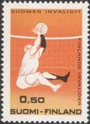 Finland 1970 Disabled Volleyball/ Sports/ Games/ Medical/ Invalids 1v (n19580b)