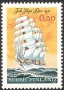 Finland 1972 "Suomen Joutsen" Cadet Ship/ Tall Ships Race/ Sailing/ Sail/ Boats/ Transport/ Sports 1v (n23802g)