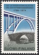 Finland 1974 Bridges/ Transport/ Architecture/ Roads/ Rivers/ Engineering 1v (n28090)