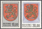 Finland 1974 Coat-of-Arms/ Lions/ Heraldry/ Heritage/ Design/ Animation 2v set (n23802b)