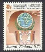 Finland 1975 IWY / International Women's Year / Dove / Bird Emblem / Animation 1v n39823