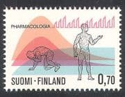 Finland 1975 Medicine / Medical / Health / Science / Pharmacology / Graphs 1v (n39821)