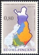 Finland 1976 Maps/ Language/ Communication/ Dialect/ People 1v (n24508c)