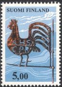 Finland 1976 Traditional Arts/ Crafts/ Weather Vane/ Rooster/ Cockerel 1v (n13607g)