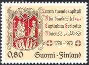 Finland 1976 Turku Cathedral 700th Anniversary/ Seal/ History/ Heritage 1v (n24508b)