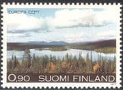 Finland 1977 Europa/ Lake/ Mountain/ Forest/ Trees/ Nature/ Plants 1v (n23802e)
