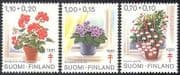 Finland 1981 Fuchsia / Violet / Medical / Health / Tuberculosis Fund / Flowers 3v (n41008)