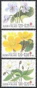 Finland 1983 Wild Flowers / Medical / Health / Tuberculosis Fund 3v set (n41010)