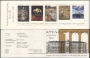 Finland 1987 Atenuem Art Museum 100th/ Paintings/ Artists/ Painters/ People 5v bklt (n45262c)