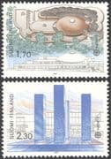Finland 1987 Europa/ Buildings/ Architecture/ Art/ Architects/ Artists 2v set (s333a)