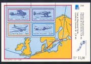 Finland 1988 Planes / Aviation / Aircraft / Transport / StampEx / Maps 4v m / s (n32957)