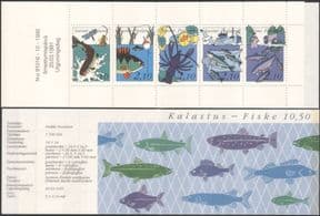 Finland 1991 Angling/ Fishing/ Trawler/ Ship/Lobste/Trout/Angler/ Lorry  5v bklt n45262f