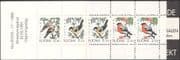 Finland 1991 Great Tit/ Chaffinch/ Bullfinch/ Birds/ Mature/ Wildlife 5v bklt (b281k)