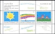 Finland 1991 Sun/ Rainbow/ Cattle/ Painting/ Art/ Stamp Design 3v m/s (n43871)