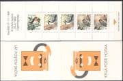 Finland 1992 Robin/ Wagtail/ Waxwings/ Birds/ Nature/ Wildlife 5v bklt (b281b)