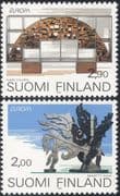 Finland 1993 Europa/ Contemporary Art/ Sculpture/ Artists/ Sculptors 2v set (s4559f)