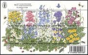 Finland 1994 Flowers / Plants / Nature / Bees / Butterflies / Insects 10v sht (n41058)