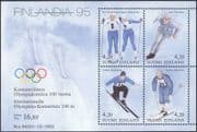 Finland 1994 Olympic Games/ Winter Olympics/ Sports/ Skiing/ Skating/ StampEx 4v m/s (s4559n)
