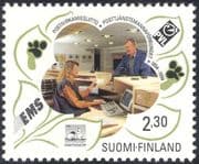 Finland 1994 Postal Service Civil Servants Federation/ People/ Workers/ Trades Unions 1v (s4559)