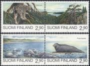 Finland 1995 Endangered Animals/ Seal/ Lynx/ Nature/ Cats/ Wildlife/ Conservation/ Environment 4v set (n44042)