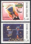 Finland 1997 Europa / Tales / Legends / Merganser / Duck / Birds / Animation 2v set (n41007)