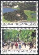 Finland 1999 Europa / Parks / Gardens / Trees / Nature / Conservation 2v set (n41006)