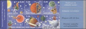 Finland 2000 Friendship/ Planets/ Solar System/ Polar Bear/ Balloon 6v bklt (n45262b)