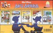 Finland 2001 Disney/ Animated/ Mickey/ Donald Duck Comic/ Cartoons/ Animation 5v m/s (b8749)