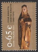 Finland 2003 St Birgitta (Bridget)/ Carving/ Art/ Saints/ People 1v (s333s)