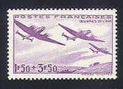 France 1942 Aviation / Welfare / Planes / Aircraft / WWII / Ploughing / Transport 1v n32917