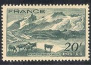 France 1943 Mountain / Lake / Cattle / Nature / Farming 1v n32918