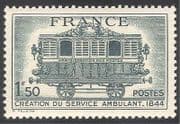 France 1944 Mobile Post Office Van/Mail/ Train/ Rail/ Railways/ PostalTransport 1v (n24002)