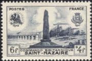 France 1947 St Nazaire/ Monument/ Submarines/ Commandos /Boats/ Navy/ WWII/ Military 1v (n23276)