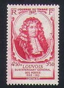 France 1947 Stamp Day / People / Postal History / Philately 1v (n34094)