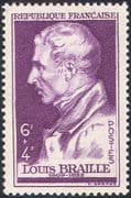 France 1948 Louis Braille/ Welfare/ Blind/ Communication/ People 1v (n36912)